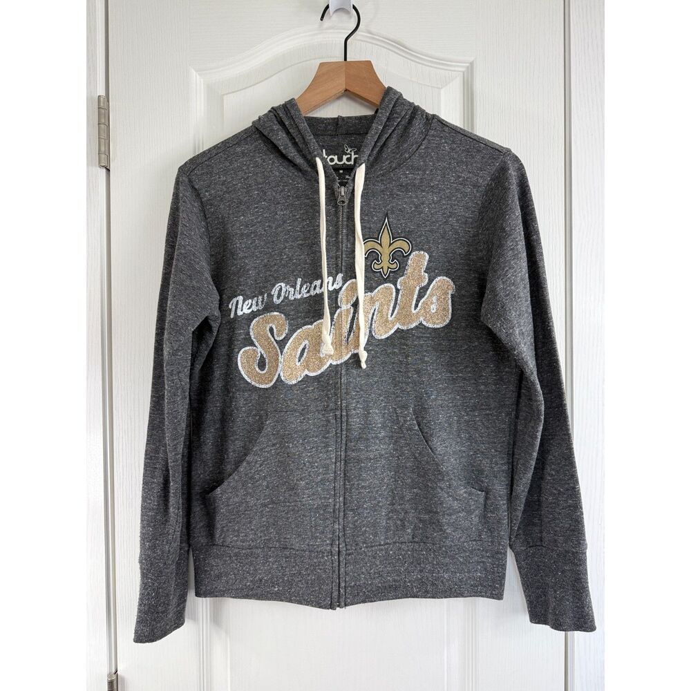 Touch by Alyssa Milano New Orleans Saints NFL Zip Up Hoodie Jacket Women's M